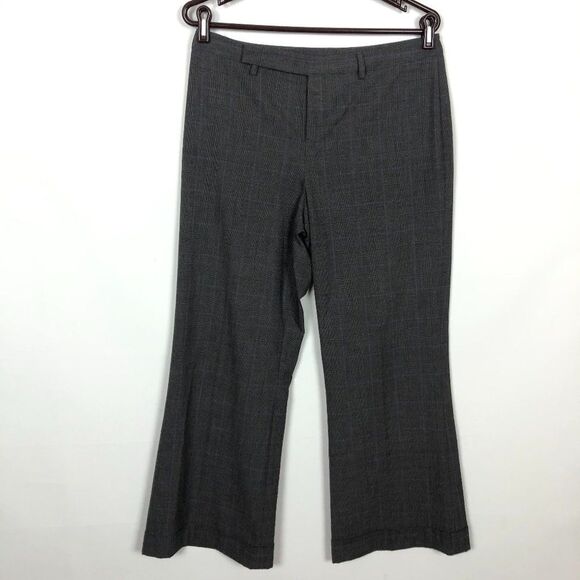 Nine West Slouchy Cyndi Checkered Dress Pants - Picture 1 of 5